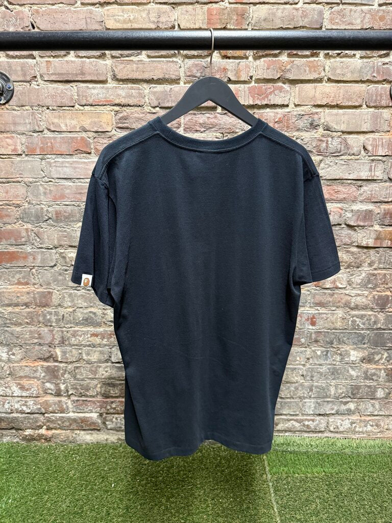 Bape Baby Zip Face Shark Tee Sz. L
