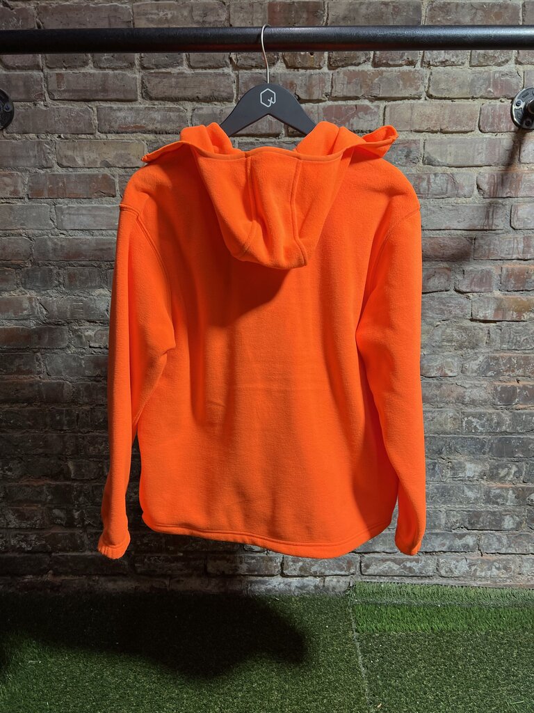Supreme Orange Fleece Quarter Zip Sz. M