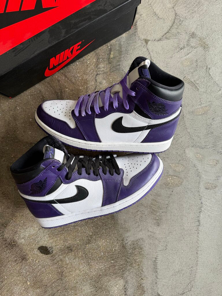 Jordan 1 Court Purple 2.0 Sz. 9.5