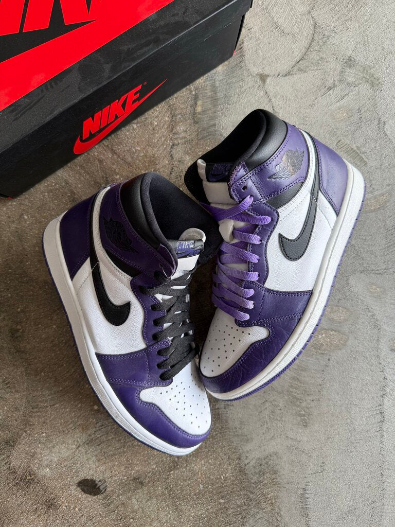 Jordan 1 Court Purple 2.0 Sz. 9.5