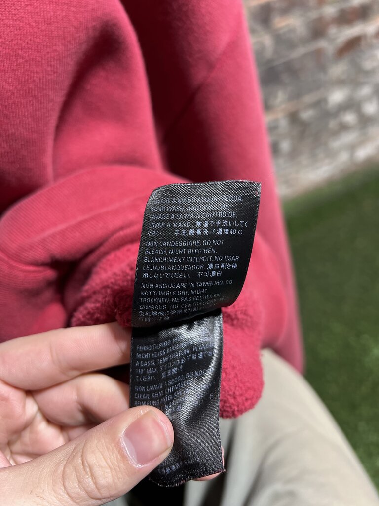 Balenciaga Burgundy Hoodie Sz. L