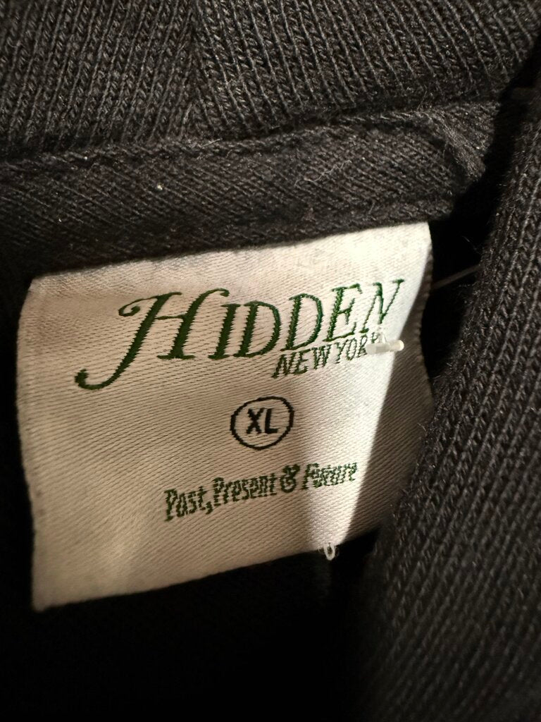 Hidden Ny Hoodies Black Sz. XL
