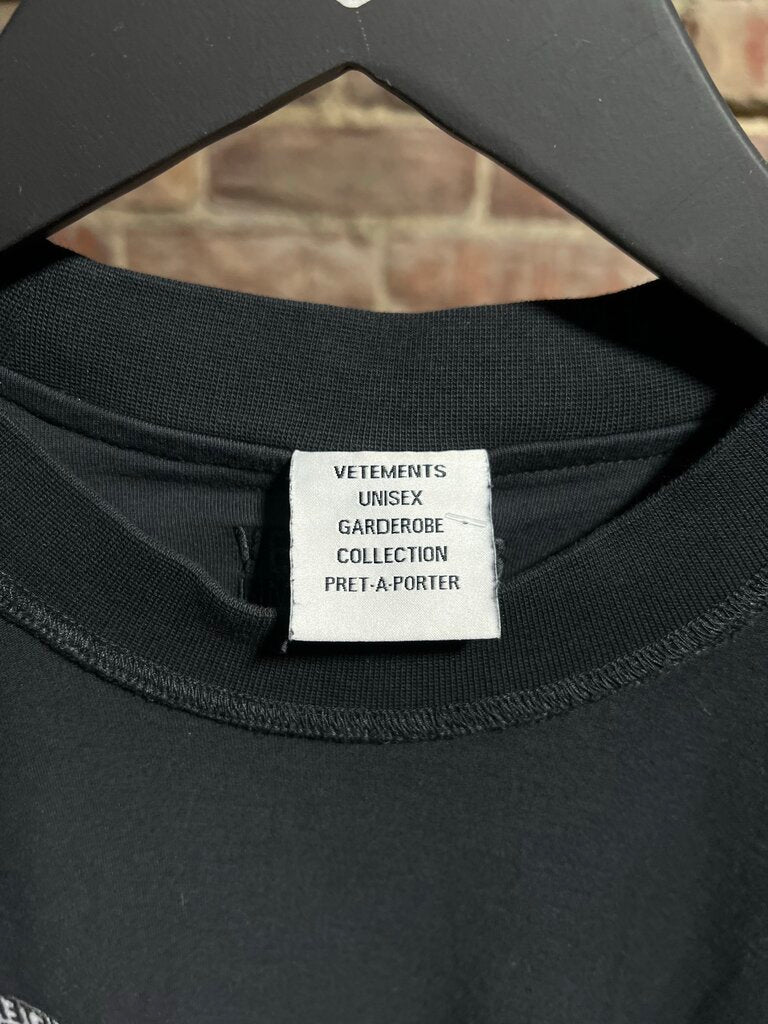Vetements Reverse Stitch Tee Sz. M