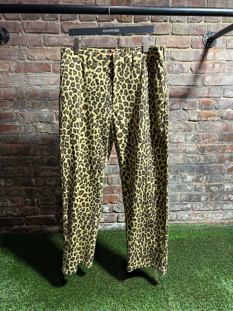 Supreme Cheetah Chino Pants Sz. 34