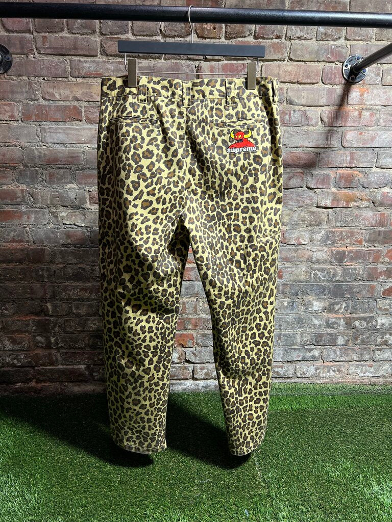 Supreme Cheetah Chino Pants Sz. 34
