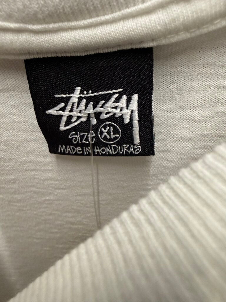 Stussy Surf Logo Elbow Longsleeve Cream Sz. XL