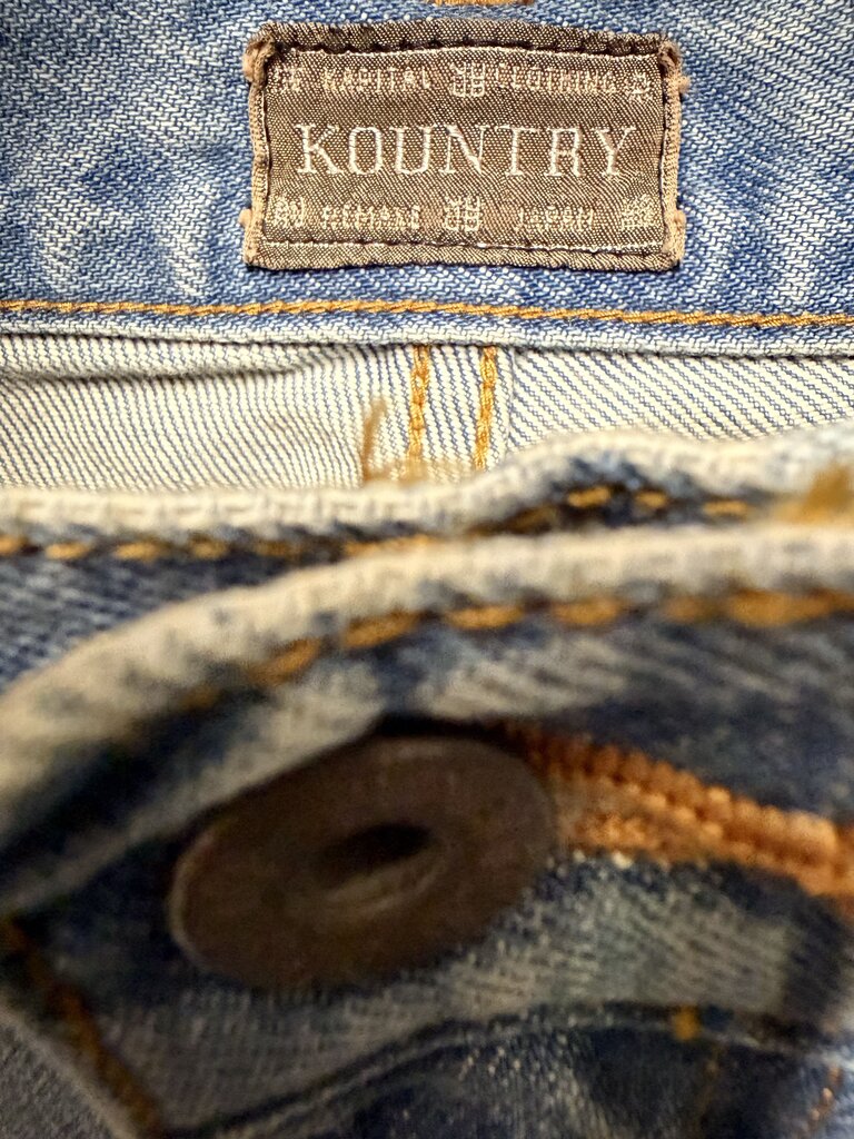 Kapital Jewel Denim Shorts Blue Sz. 36