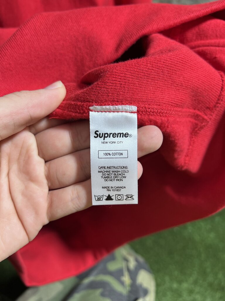 Supreme X Kaws Hoodie Red Sz. XL