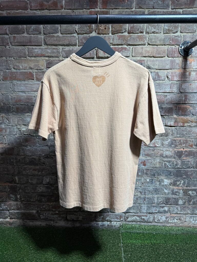 Human Made Hearts Rust Pink Tee Sz. XL
