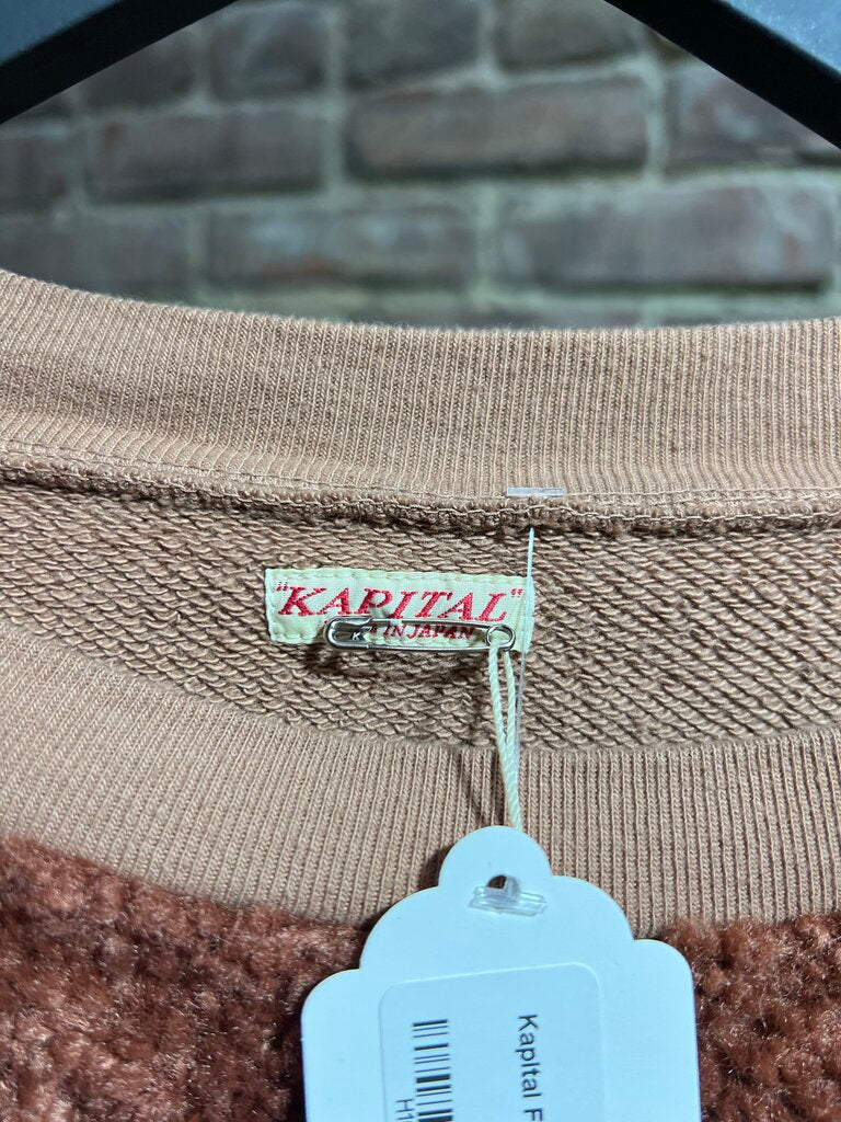 Kapital Fuzzy Crewneck Sz. 4
