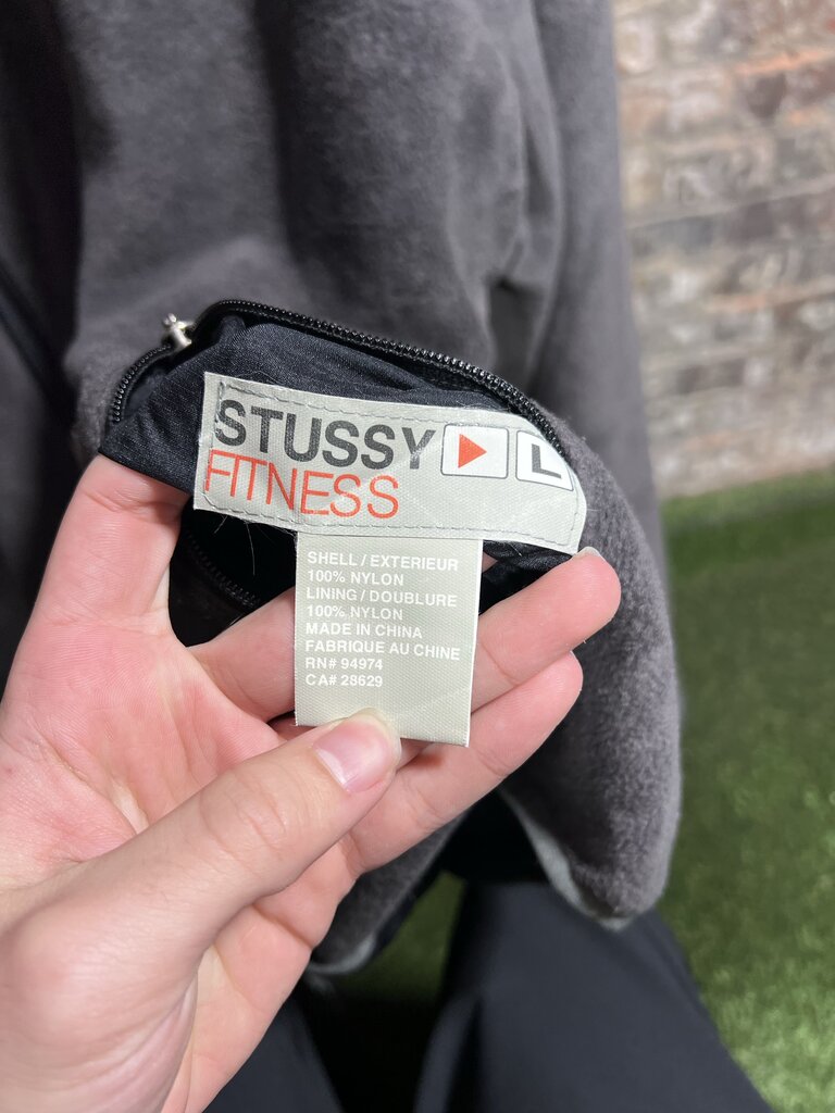Stussy Black Reversible Sherpa Jacket Sz. L
