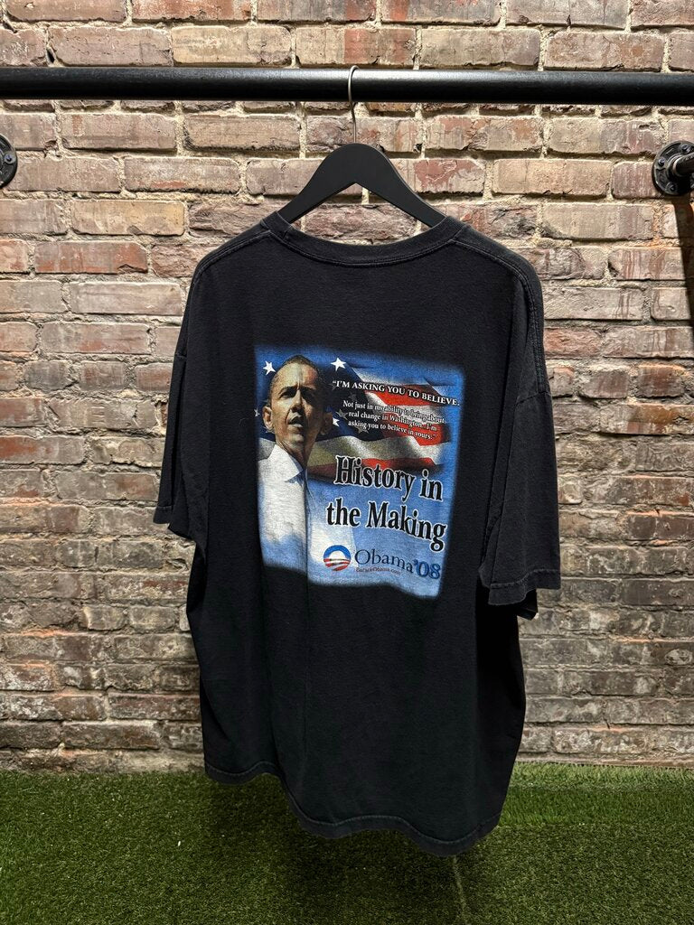 Vintage Barack Obama Tiem Tee Sz. XL