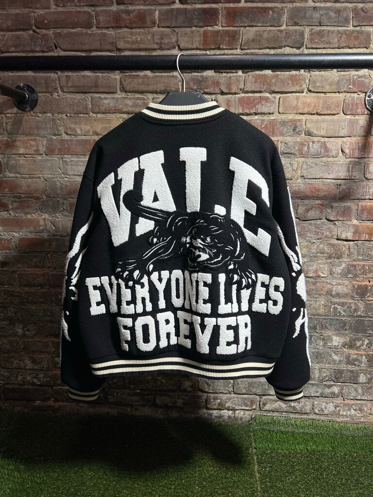 Vale State Black Varsity Jacket Sz. XL