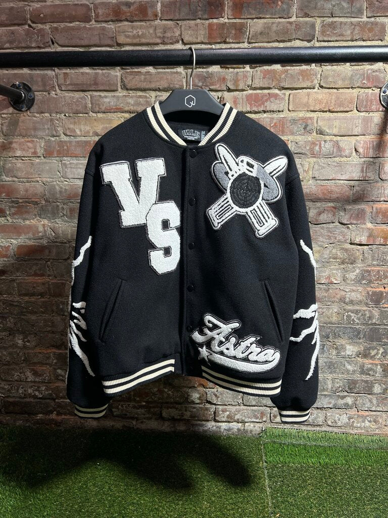 Vale State Black Varsity Jacket Sz. XL