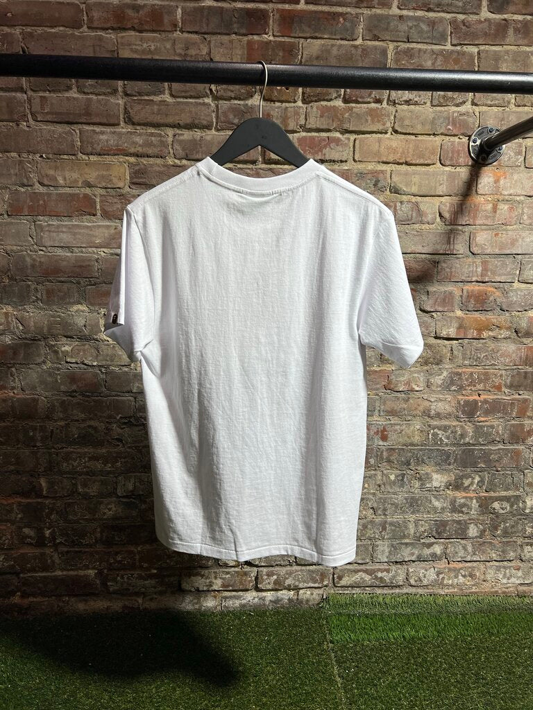Bape Ape Head Gradient Multi Color White Tee Sz. S
