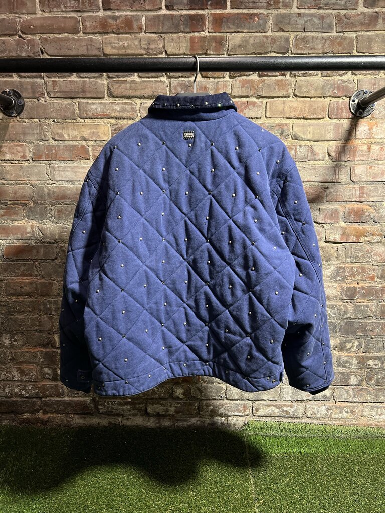 Supreme x B.B Simon RhineStone Carpenter Jacket Blue Sz. XL