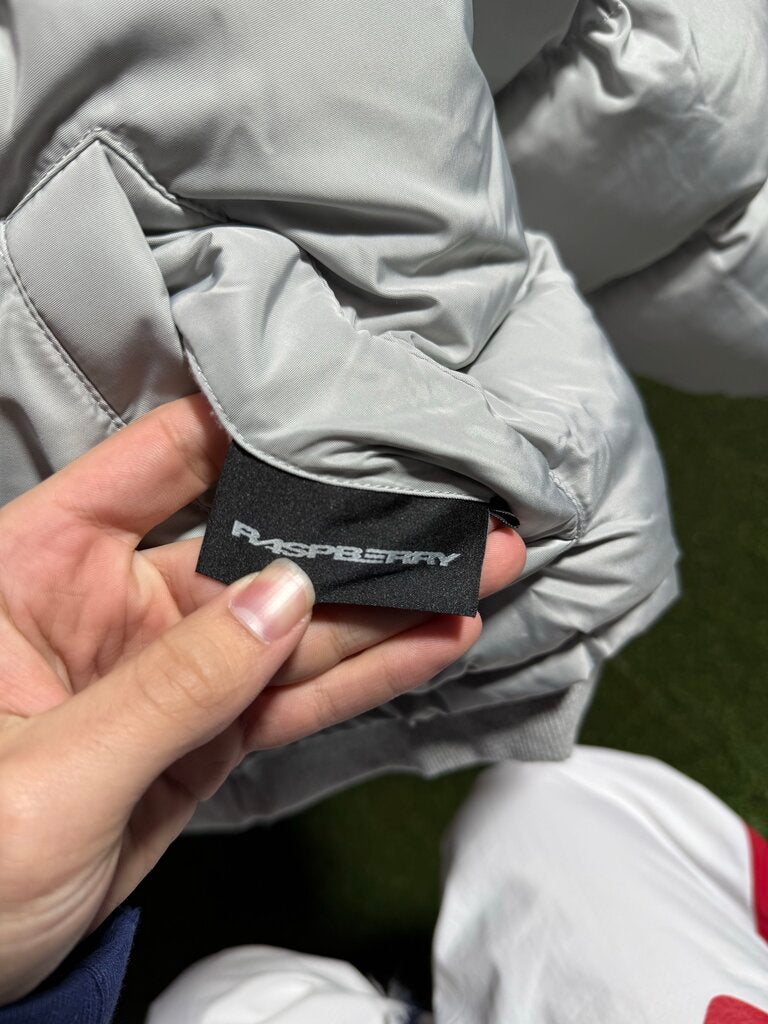 GV Gallery Grey Reversible Puffer Jacket Sz. S