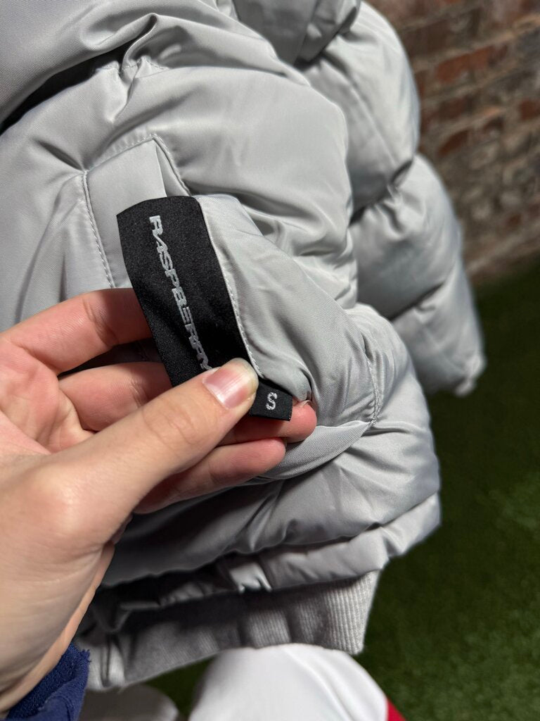 GV Gallery Grey Reversible Puffer Jacket Sz. S