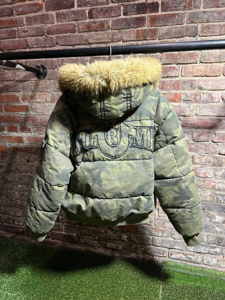 Supreme X True Religion Camouflage Puffer Jacket