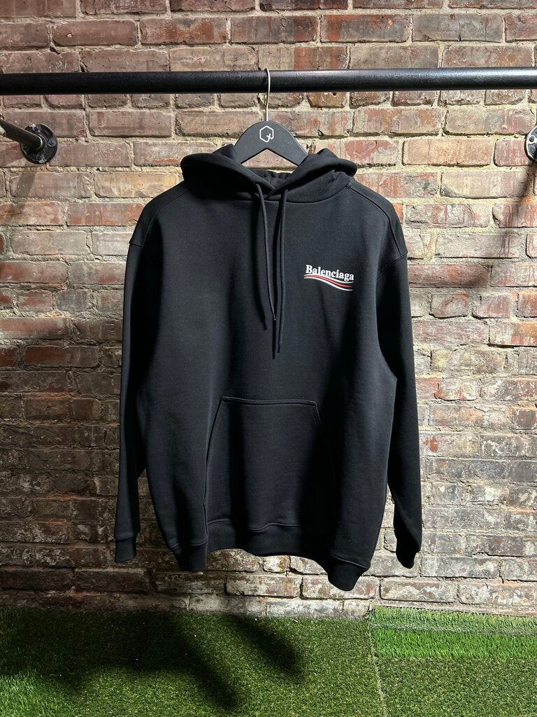 Balenciaga Campaign Hoodie Black Sz. XXS