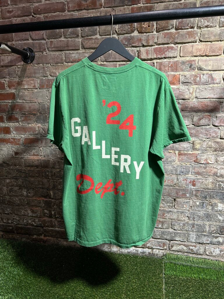 Gallery Dept Green Boxer Tee Sz. L