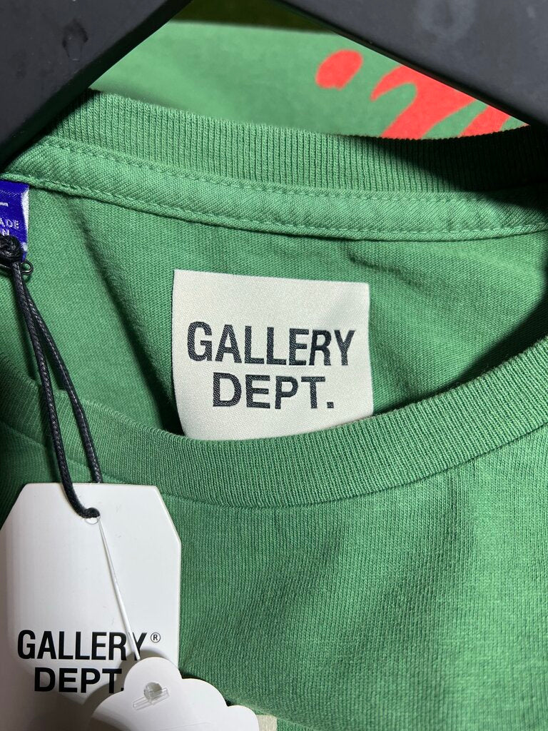 Gallery Dept Green Boxer Tee Sz. L