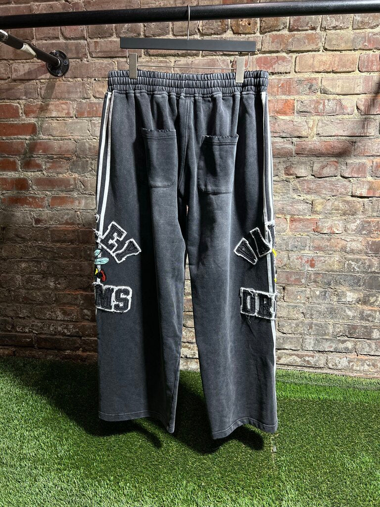 Vale State Striped Sweatpants Black/White Sz. L
