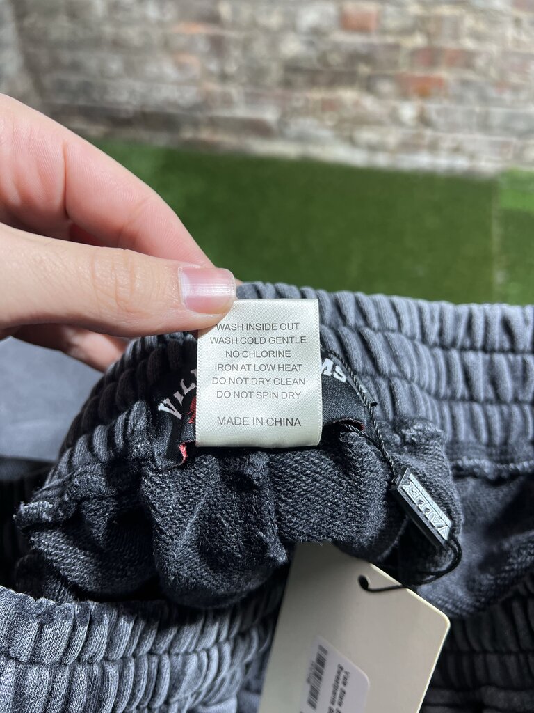 Vale State Striped Sweatpants Black/White Sz. L