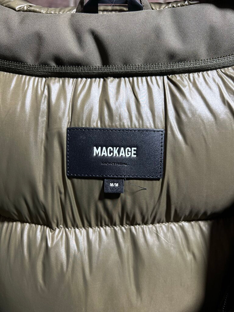Mackage Kindle Down Parka Olive Sz. M