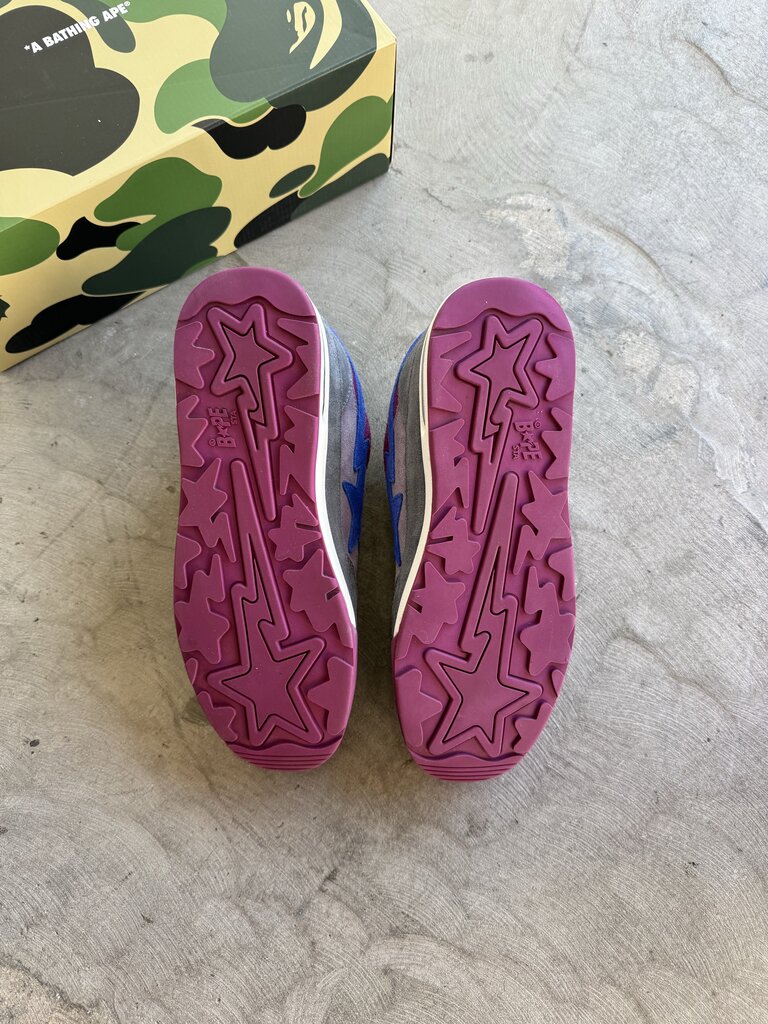 Bape Roadsta Sneaker Purple/Blue Sz. 11
