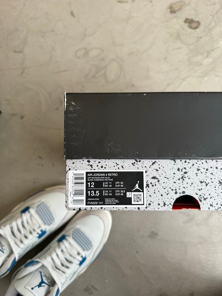 Jordan 4 Military Blue Sz. 12