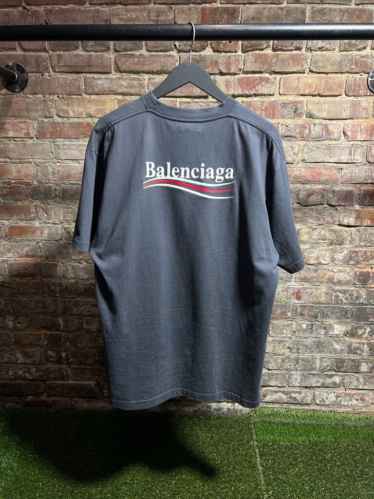 Balenciaga Campaign Tee Grey Sz. S
