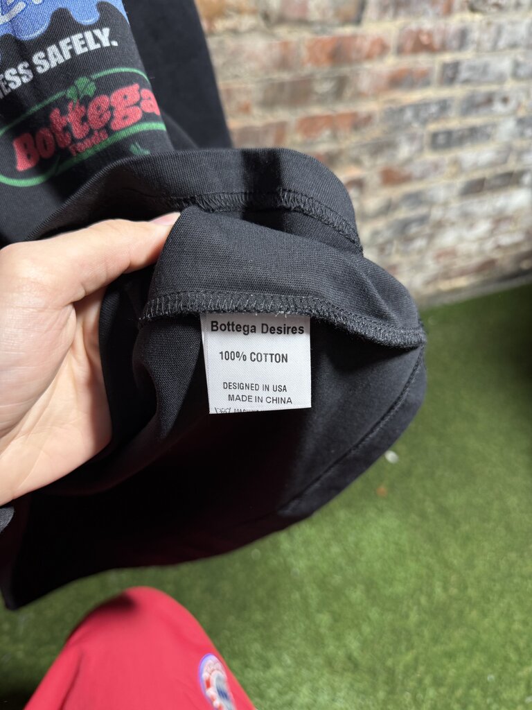 Bottega Desires Racing Tee Black Sz. XXL