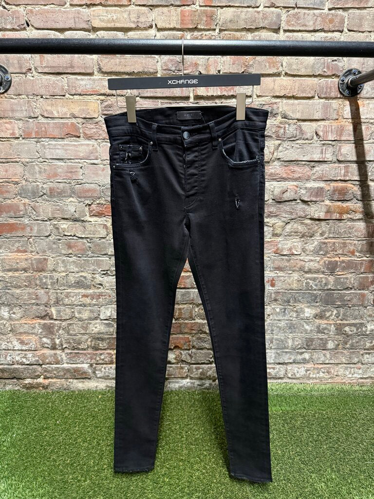 Amiri Black Distressed Jeans Sz. 29