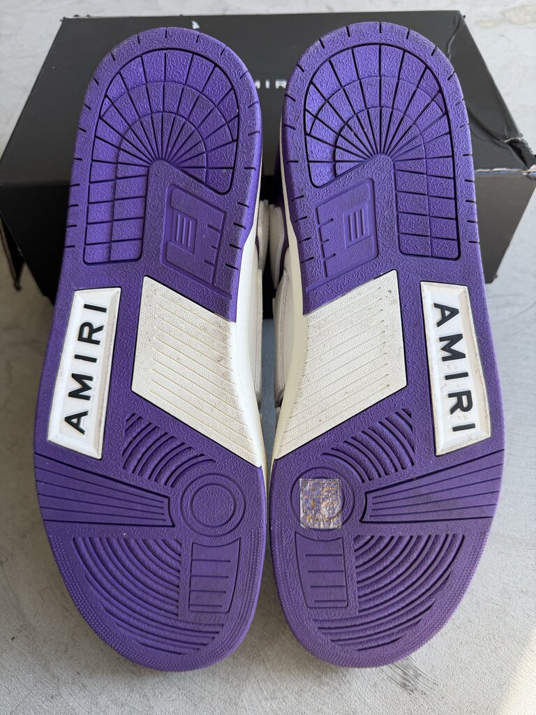 Amiri Bone Sneaker Purple/White Sz. 47