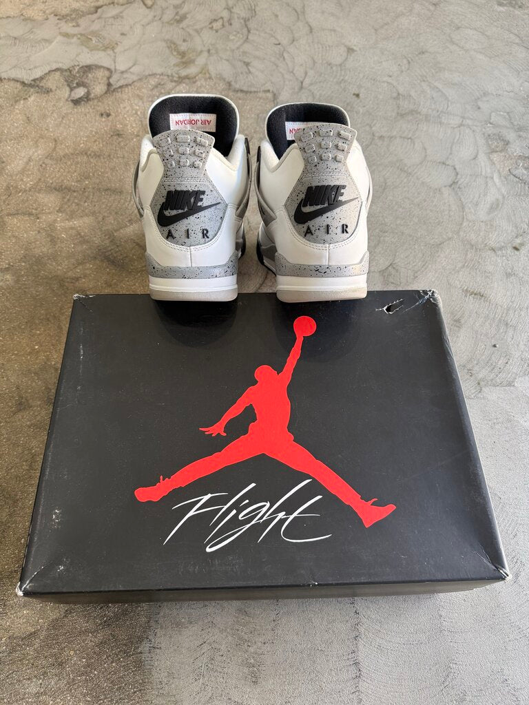 Jordan 4 White Cement Sz. 12
