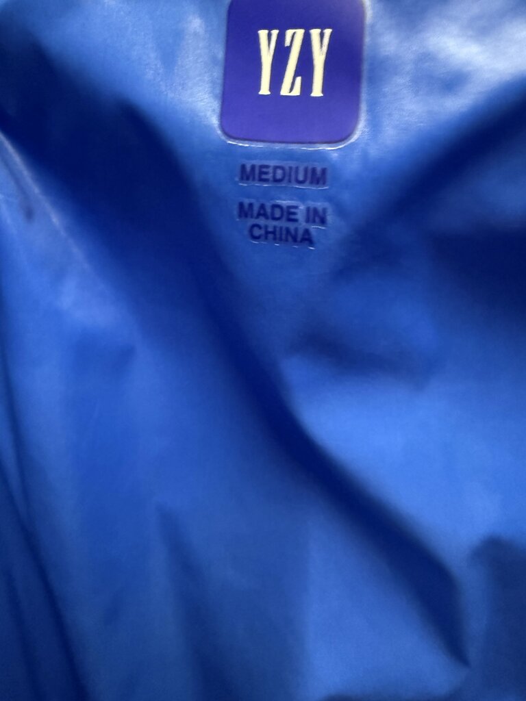 Yeezy Gap Round Puffer Jacket Blue Sz. M