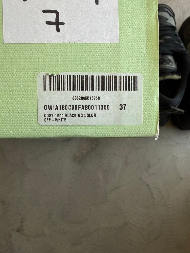 Off-White Odyssey Sneaker 1000 Black Sz. 37