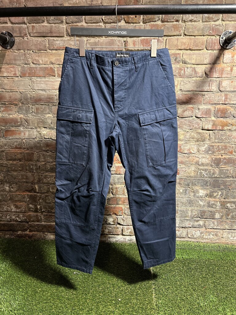 Balenciaga Tapered Cargos Navy Sz. 48