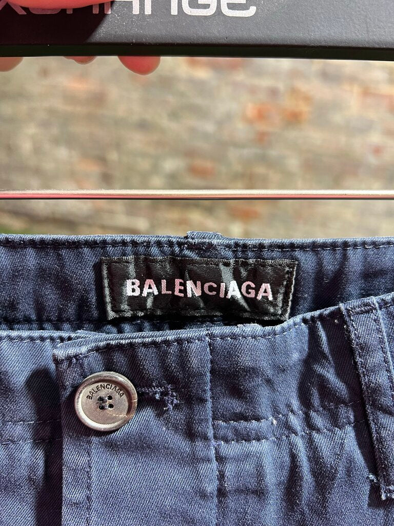 Balenciaga Tapered Cargos Navy Sz. 48