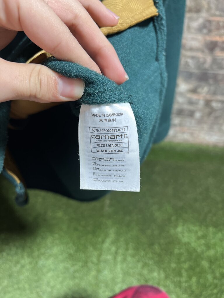Carhartt WIP Aqua Overcoat Sz. M
