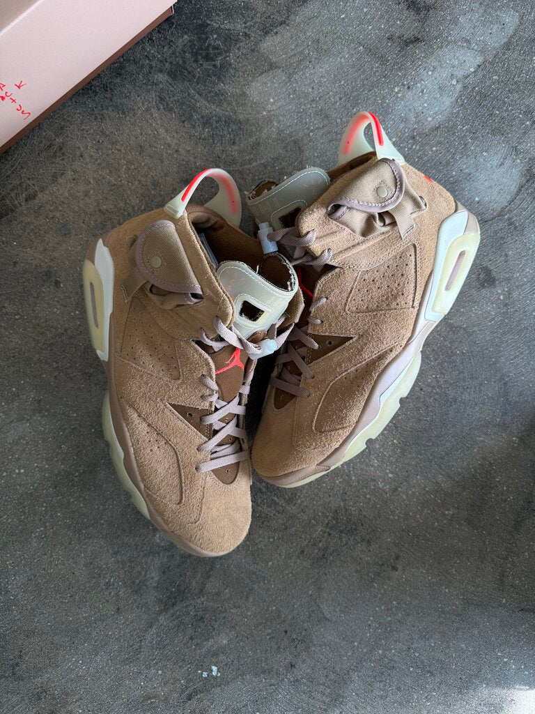 Travis Scott X Jordan 6 British Khaki Sz. 12