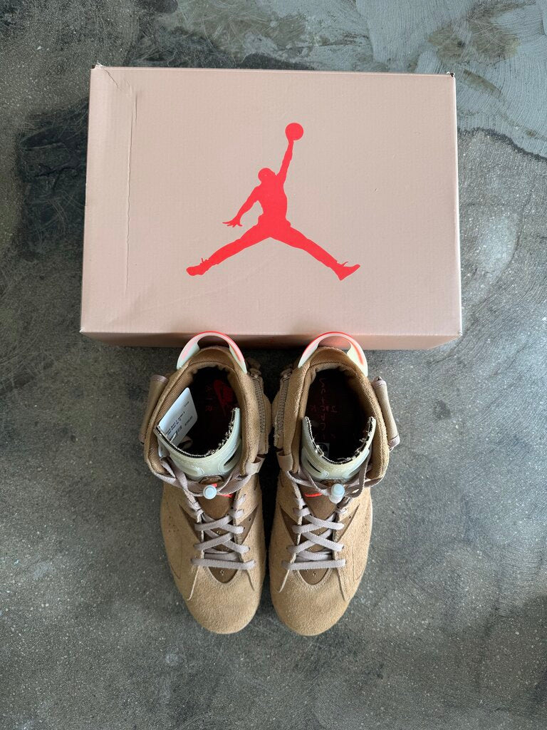 Travis Scott X Jordan 6 British Khaki Sz. 12