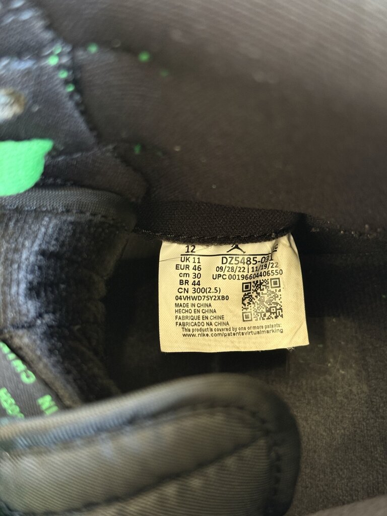 Jordan 1 Pine Green Sz. 12