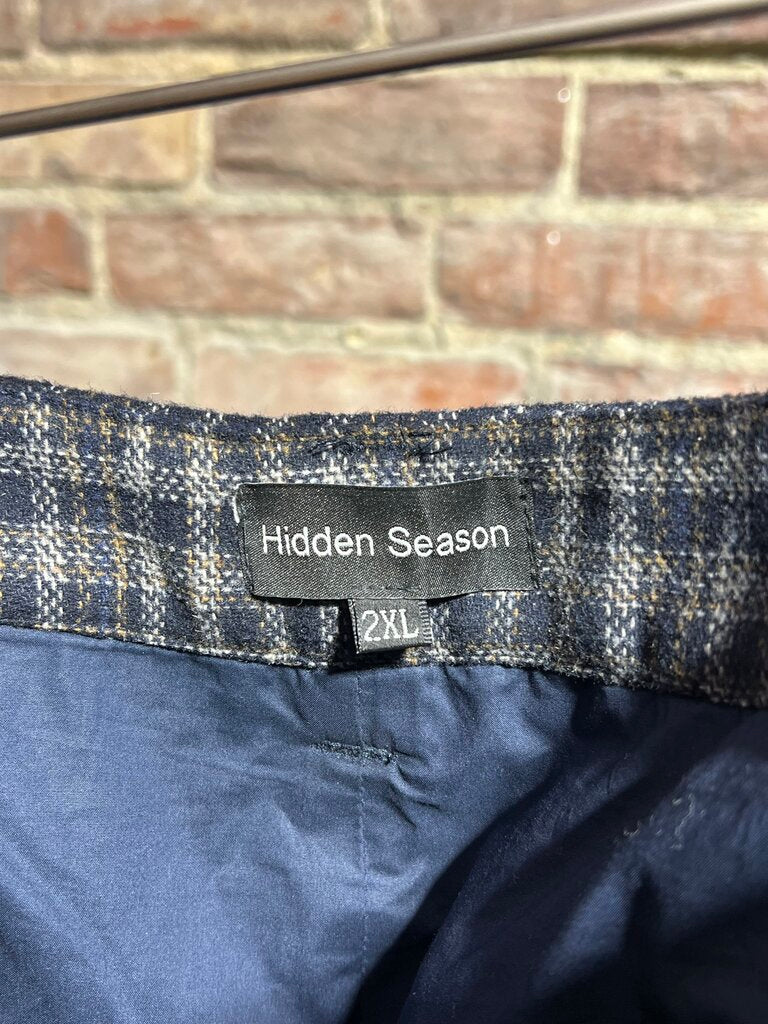 Hidden Season Plaid Jorts SZ. XXL