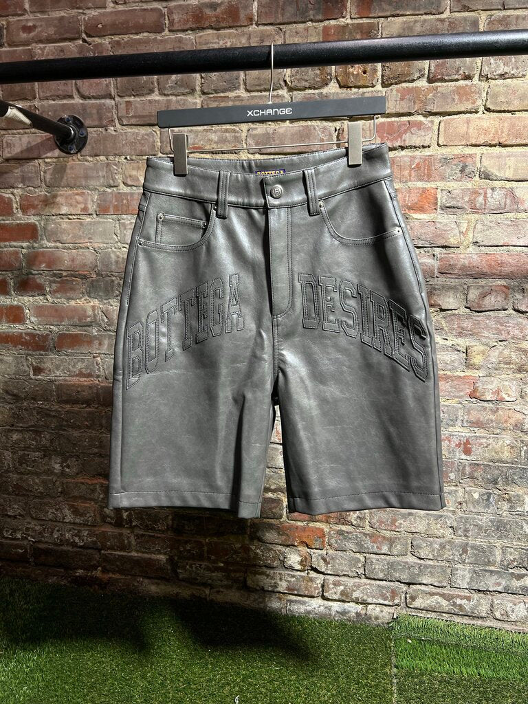 Bottega Desires Leather Shorts Sz. 30