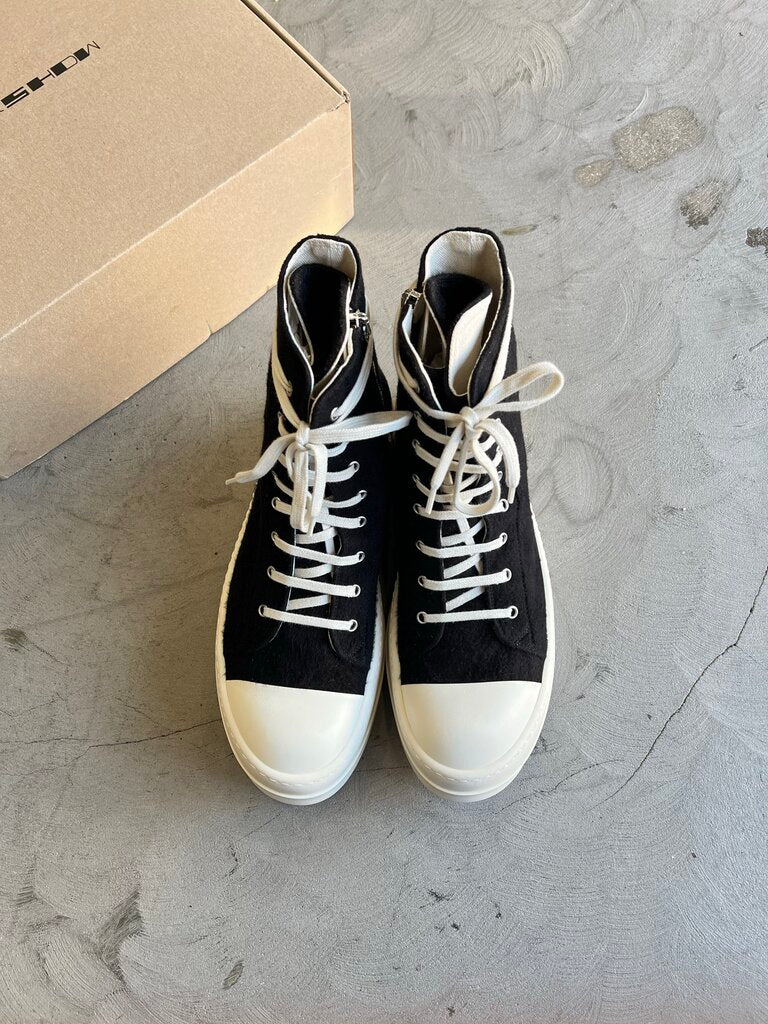 Rick Owens DRK SHDW Ramone High Double Sole Sz. 45.5