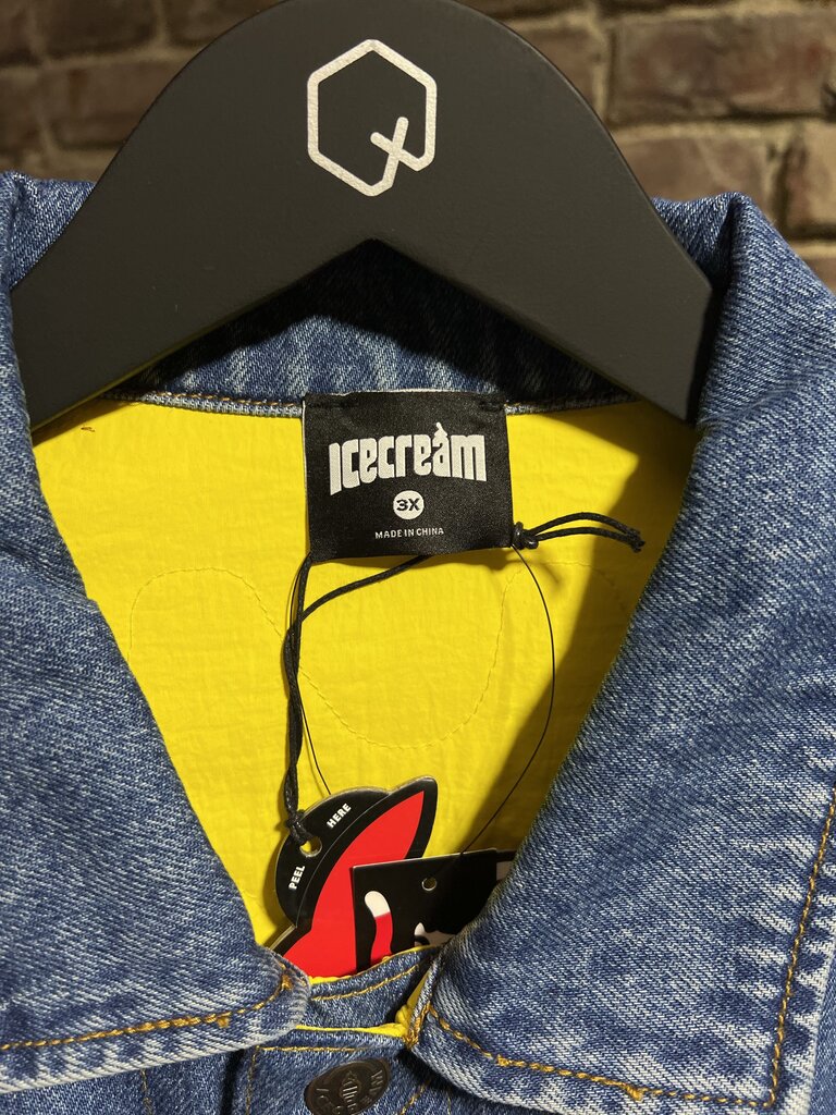 BBC X Ice Cream Denim Reversible Jacket Sz. XL