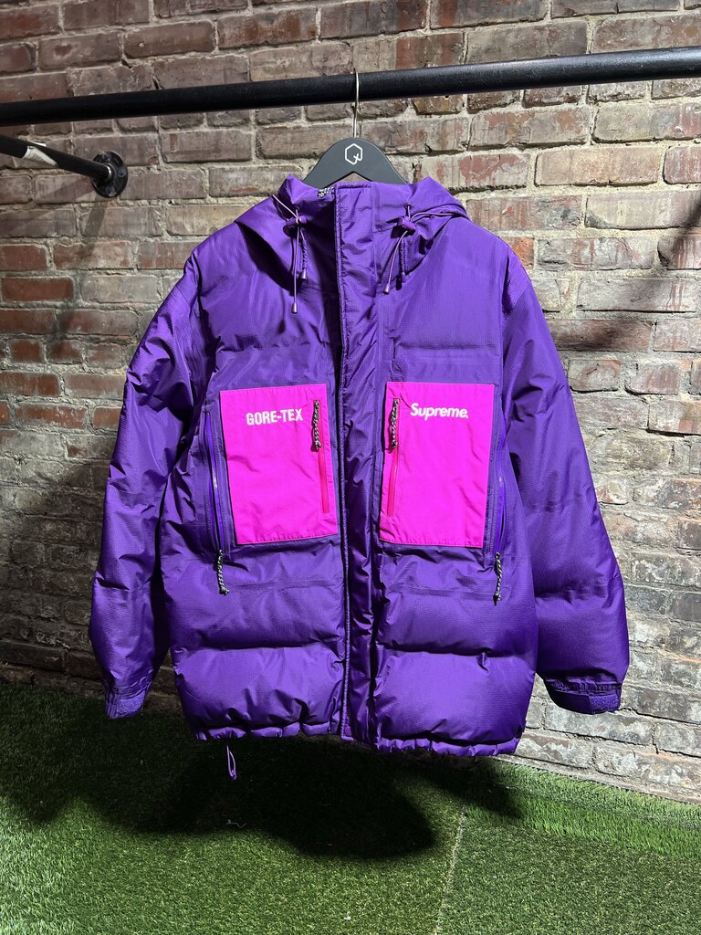 Supreme Purple Gortex Purple Puffer Sz. M