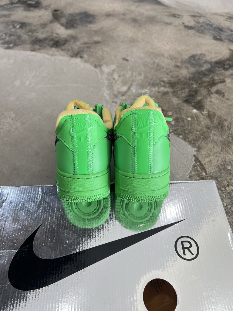 Off-White X Nike AF1 Brooklyn Green Spark Sz. 6.5M